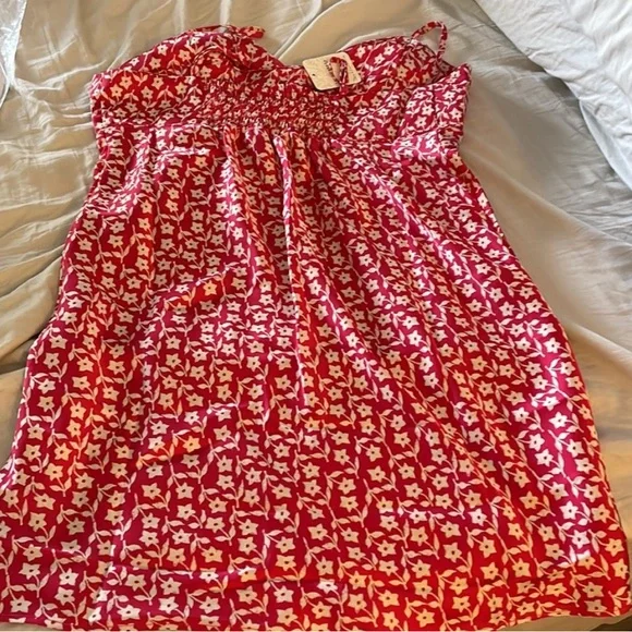 NWT - Free People Cherry Combo Slip Dress - Picture 2 of 3